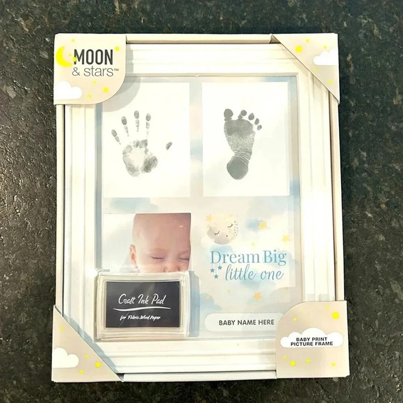 Moon and Stars Other - Baby Print Picture Frame